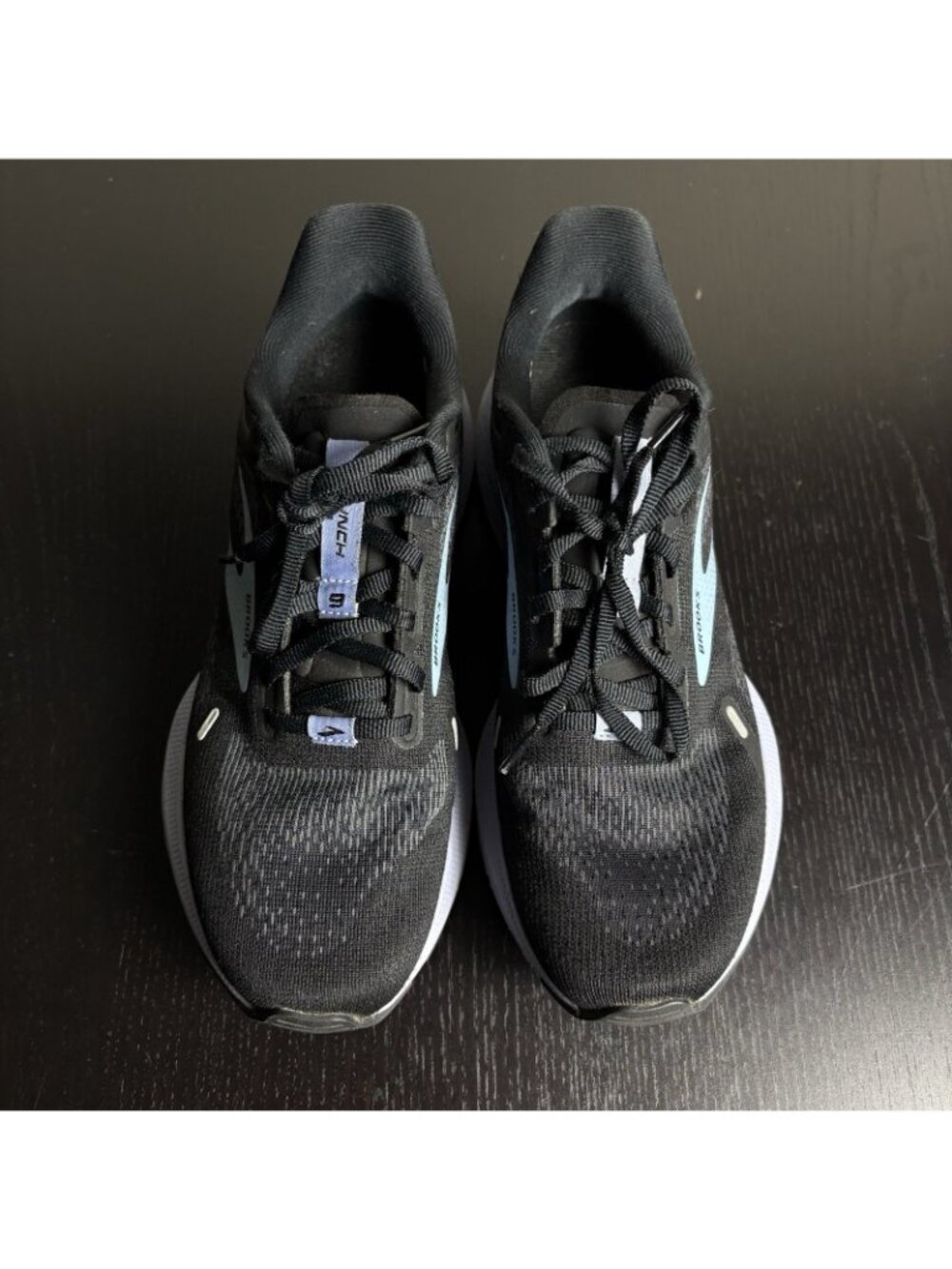 BROOKS Womens Size 7.5 Black Launch 9 Running Shoes Sneakers - Picture 5 of 11